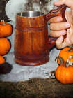 Ale Beer Mead Drinking Wooen Mug Tankard Special Edition Hand Enagraved 2