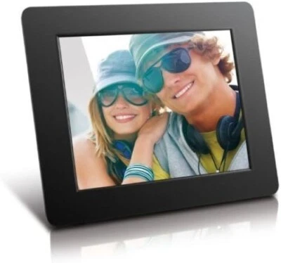 Aluratek 8 Inch LCD Digital Photo Frame with Auto Slideshow Using USB SD/SDHC - Image 1 of 4