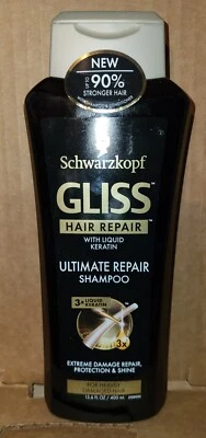 Champú reparador Schwarzkopf Gliss Ultimate con queratina líquida 13,6 oz Foto 1 de 2