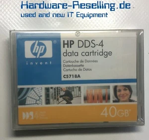 HP 9164-0443 DDS-4 Cartouche De Données C5718A 40GB - Afbeelding 1 van 1