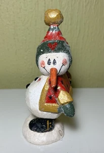 Figura Navidad Muñeco de Nieve Casa Hatten Calla 1998 | RARA, - Imagen 1 de 6