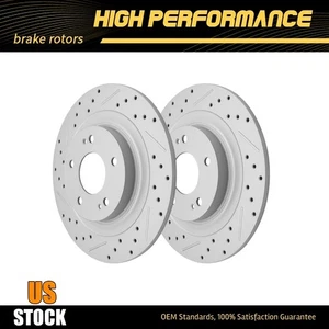 Rotores de freno de disco traseros para RVR Mitsubishi Eclipse Cross Outlander PHEV Sport - Imagen 1 de 6