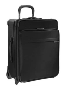 $629 Briggs & Riley Baseline 27" expandable Luggage U527XW-4 Black Ballistic  - Picture 1 of 5