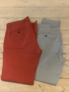 Pantalones chinos GAP ajustados caqui para hombre 33x32 beige elástico informales algodón sin usar - Imagen 1 de 4