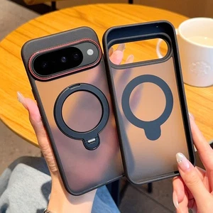 For Google Pixel 10 Pro XL Wireless Charge Semi-transparent KickStand Case Cover - Picture 1 of 15