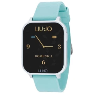 Smartwatch Femme LIU JO LUXURY VOICE ENERGY SWLJ113 Silicone Blue Clair - Photo 1 sur 2