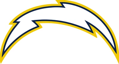 Los Angeles Chargers Vinyl Sticker, Laminated For Protection - Image 1 of 3