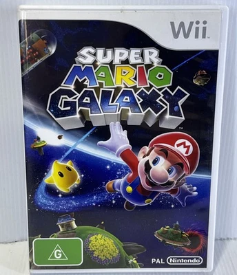 Super Mario Galaxy Nintendo Wii Game PAL AUS Good Condition Manual Rated G - Image 1 of 4
