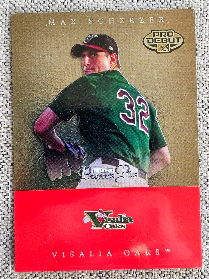 MAX SCHERZER 2007 TRI-STAR PRO DEBUT PROSPECTS PLUS ROOKIE RC BASEBALL CARD #30 - Image 1 of 1