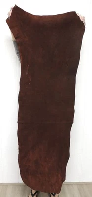 4-5 oz. WHISKEY BUFFALO BISON Leather Hide for Native Crafts Moccasins Pouches - Image 1 of 2