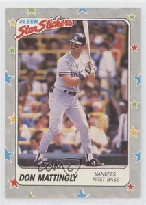 1988 Fleer Star Stickers Don Mattingly #48 - Picture 1 of 5
