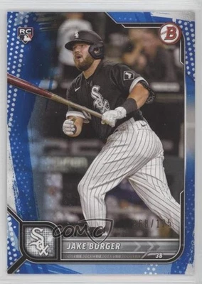 2022 Bowman Blue Pattern Border /125 Jake Burger #17 Rookie RC - Image 1 of 3