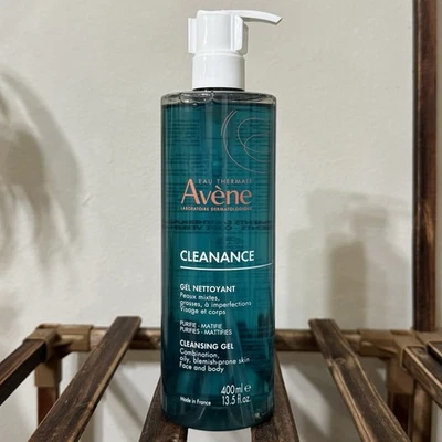 Avene Cleanance Cleansing Gel 400ml Exp.06/2027, for Acne Prone Oily Face & Body - Image 1 of 3