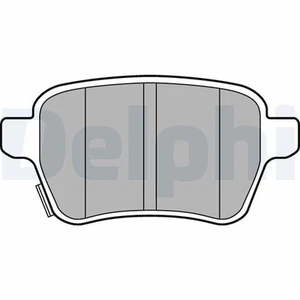 DELPHI Bremsbelagsatz, Scheibenbremse Hinterachse für OPEL - Bild 1 von 3