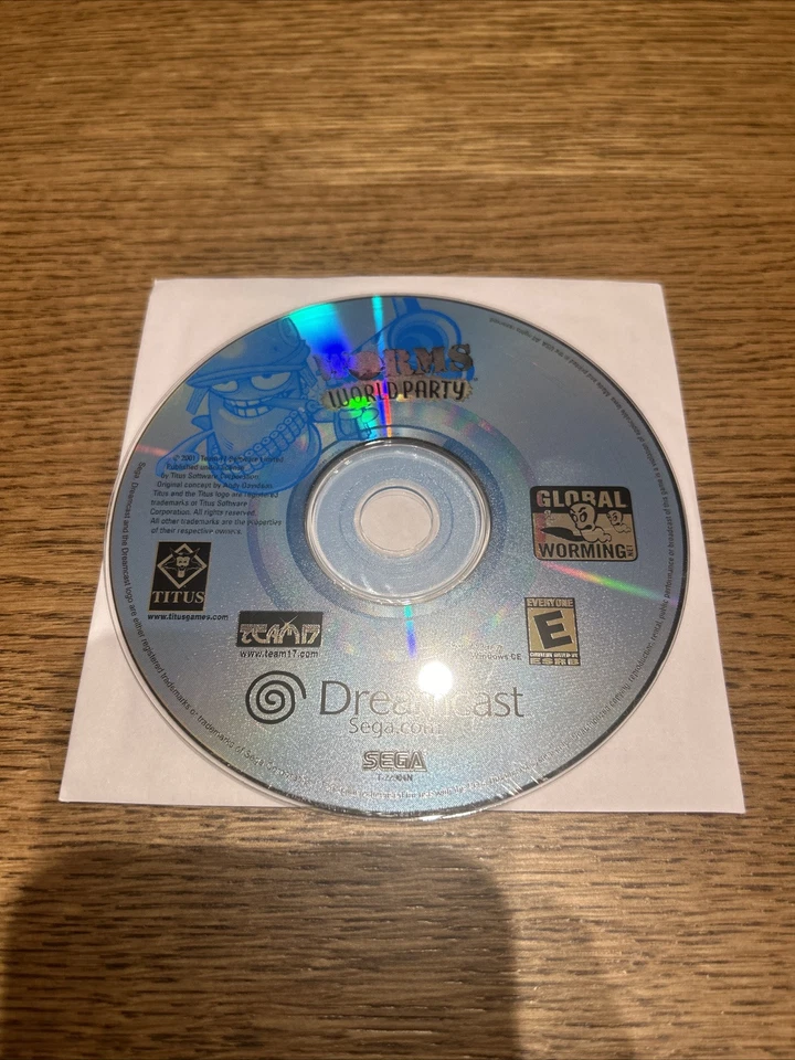Worms World Party Sega Dreamcast CC1M - Image 1 of 1