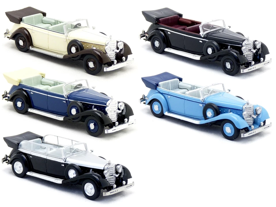 Brekina MB Mercedes Benz 770 K W07 Cabriolet PKW Modell zur Auswahl 1:87 H0 - Bild 1 von 1