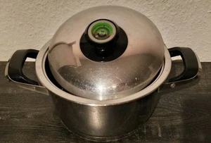 AMC Kochtopf 20 cm 3 Liter Topf Schnellkochtopf Grüner Deckel - 2 Sterne - Bild 1 von 4