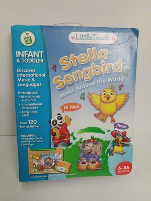 Leap Frog Little Touch Library Stella Songbird Music Around World Infant Toddler - Image 1 of 4