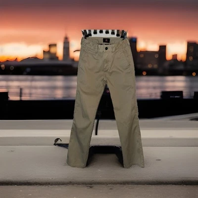 Quiksilver Boys Tan Khaki Skate Pants Size 27 | Dress Church Boat Quicksilver - Image 1 of 4