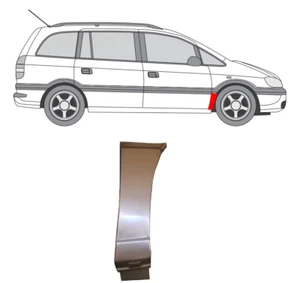Für Opel Zafira 1999-2005 Kotflügel vorne unten Reparaturblech / Rechts - Bild 1 von 3