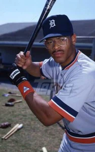 Steve Pegues - 1990 Detroit Tigers - ToppsVault 120mm color transparency - Picture 1 of 1