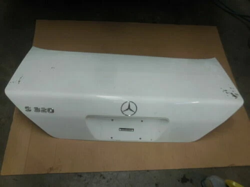 94-99 Mercedes W140 S320 S420 S500 White Trunk Lid Shell Panel LOCAL PICK UP - Image 1 of 4