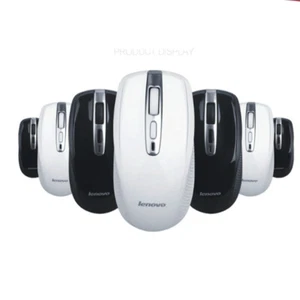 Lenovo 1600DPI 2.4G Wireless Anti-slip Gaming Mouse Mice For PC Laptop Plug/Play - Picture 1 of 12
