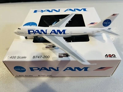 BigBird400 Pan Am Boeing 747-200 "Clipper Moscow Express" N733PA escala 1:400 Foto 1 de 4