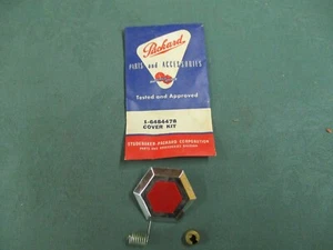 1956 Packard Clipper Trunk Lock Emblem Kit 6484478 NOS - Picture 1 of 1