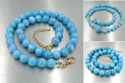 OPERHAUS Maßanfertigungen individuell Schmuck Larimar-Kette Halskette Handmade - Bild 1 von 2