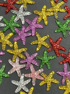 40pcs Starfish Shaped Design Resin Cabochon For Button Scrapbooking Crafts 15mm - Picture 1 of 4