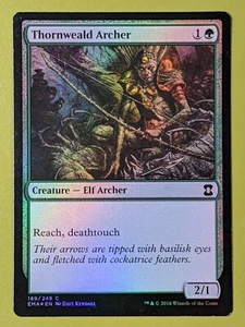 FOIL Thornweald Archer x1 Eternal Masters 1x Magic the Gathering MTG - Picture 1 of 1