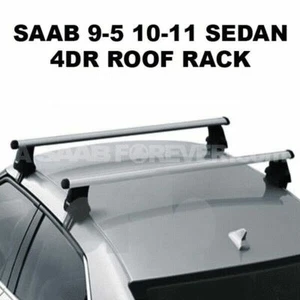 SAAB 9-5 ROOF RACK ALUMINUM 10-11 SEDAN ONLY NEW GENUINE OEM 12828243 - Picture 1 of 1