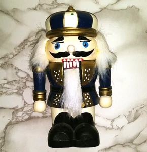 vintage Wooden Nutcracker holiday  Christmas Nut cracker 6.5" - Picture 1 of 9