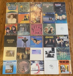 Bee Gees Vinyl Lot 30 Albums! Imports, 12” Singles, Solo Records, Promos - Picture 1 of 21