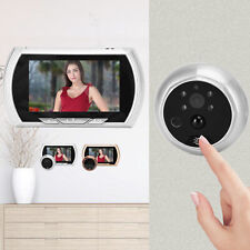 4.5in Video Doorbell Peephole Door Bell Viewer TFT LCD Screen Night Vision 1 