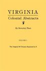 Virginia Colonial Abstracts/No 1891, Hardcover by Fleet, Beverly, Brand New, ...