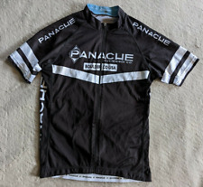 PANACHE Boulder Colorado Cycling Jersey Mens S Race Cut Black White Bicycle