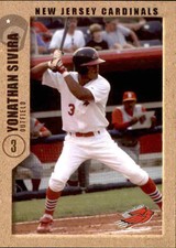 2005 New Jersey Cardinals Grandstand #29 Yonathan Sivira Lara Venezuela VZ Card