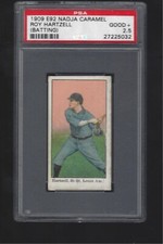 1909  E92  NADJA  CARAMEL  ROY  HARTZELL  BATTING   PSA  2.5