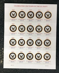 2025USA Forever Navy - Sheet of 20 mint - Picture 1 of 1
