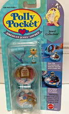Polly Pocket Dress-Up Jewel Locket Necklace insert picture photo new on card!