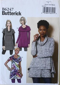 Butterick 6247 Misses Tunics Sewing Pattern Sz XS-S-M 4-14 - Picture 1 of 1
