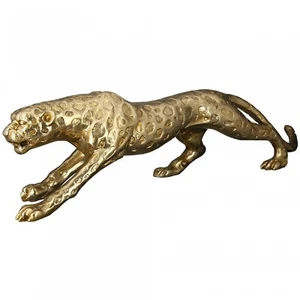 89239 Gepard Poly. colores dorados. Acabado antiguo gato pantera leopardo gato depredador - Imagen 1 de 5