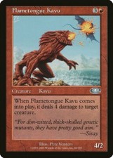 Flametongue Kavu Planeshift PLD Red Uncommon MAGIC GATHERING CARD ABUGames