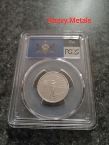 1999-S PENNSYLVANIA Silver Proof Quarter PR70 PCGS FLAG LABEL NICE LOW PRICE!! - Picture 1 of 4