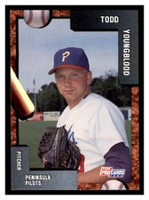 1992 Fleer ProCards #2934 TODD YOUNGBLOOD Peninsula Pilots ~~B8E