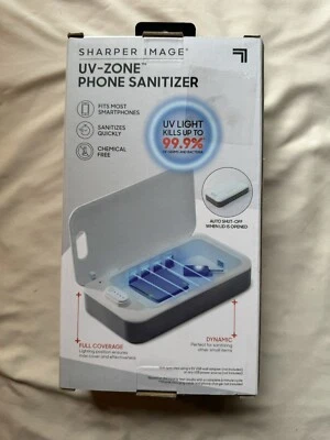 Sharper Image UV-Zone Phone Sanitizer | New in Box - Image 1 of 4