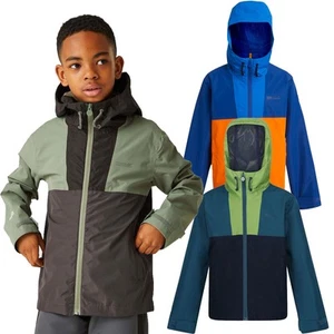 Regatta Boys Hanleigh Full Zip Waterproof Breathable Jacket - Picture 1 of 19