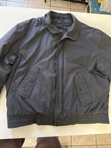 Vintage men's Members Only puffer coat L navy blue 1980's winter jacket - Picture 1 of 11